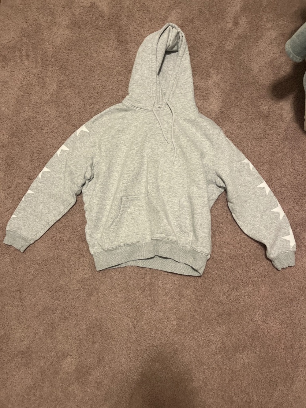 STARFIT GRAY STAR SIDE HOODIE
